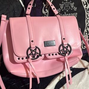 Blackcraft Cult Pink Messenger Crossbody Bag